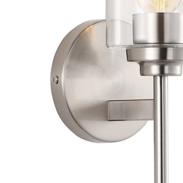 Juno Farmhouse Industrial Iron Cylinder LED Sconce - JONATHAN Y